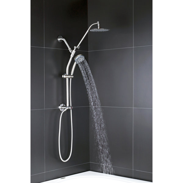 AFA Stainless Dual Shower Head 1.8 GPM GPM & Reviews Wayfair